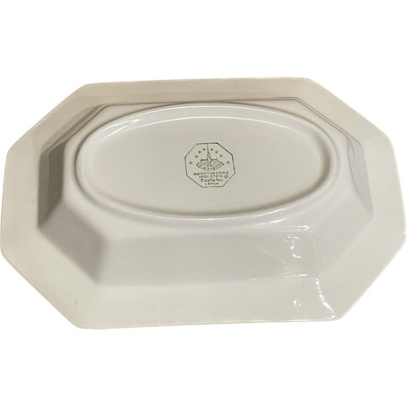 Independece Ironstone Castleton Felicity Small Serving Platter Yellow  Japan Vtg - Picture 3 of 3